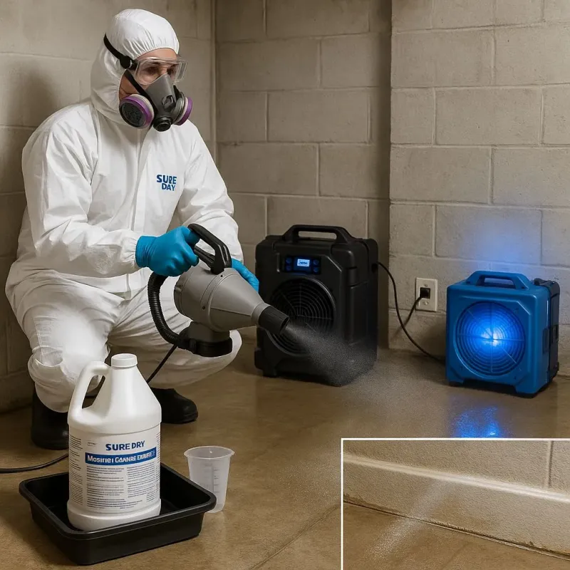 Sanitization and Odor Removal process in Eatontown, NJ